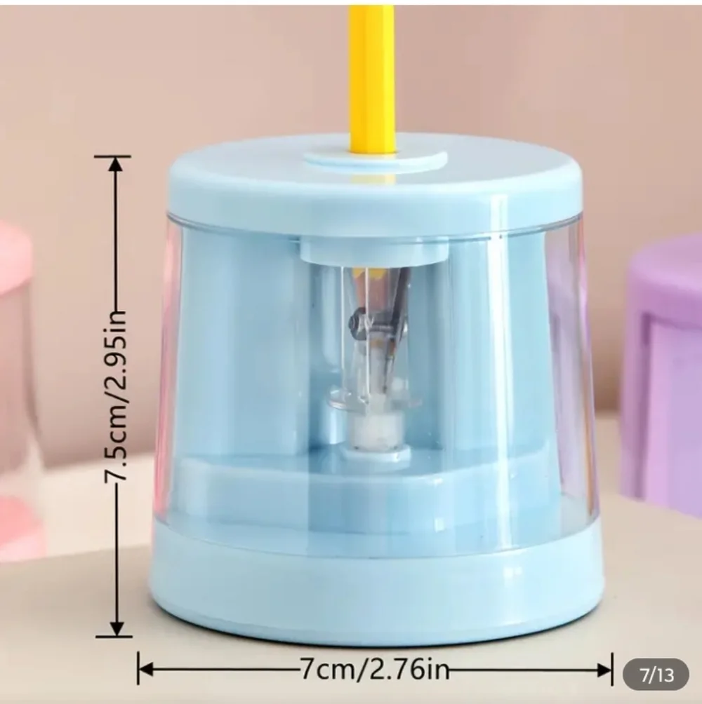 Professional Blue Electric Pencil Sharpener